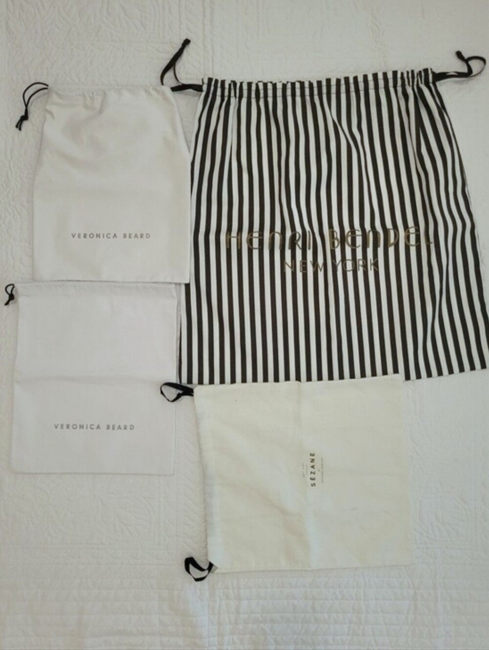 Dust Bag Lot Henri Bendel Veronica Beard Sezane